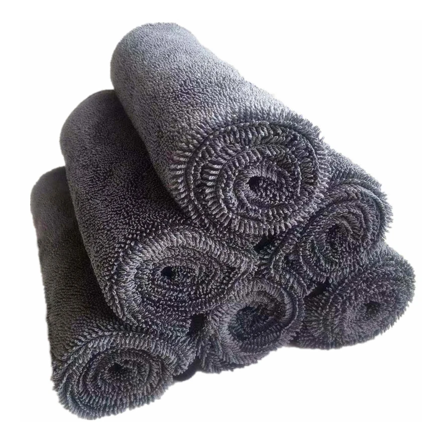Quality Microfiber Twisted Loop Drying Car Towels Microfiber Quick Drying Towels Super Absorbent Twisting Car Wash Towel