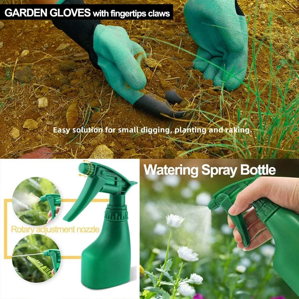 
Latest Design Superior Quality Gardening Tools Kit Box Garden Hand Tool 9pieces Set 