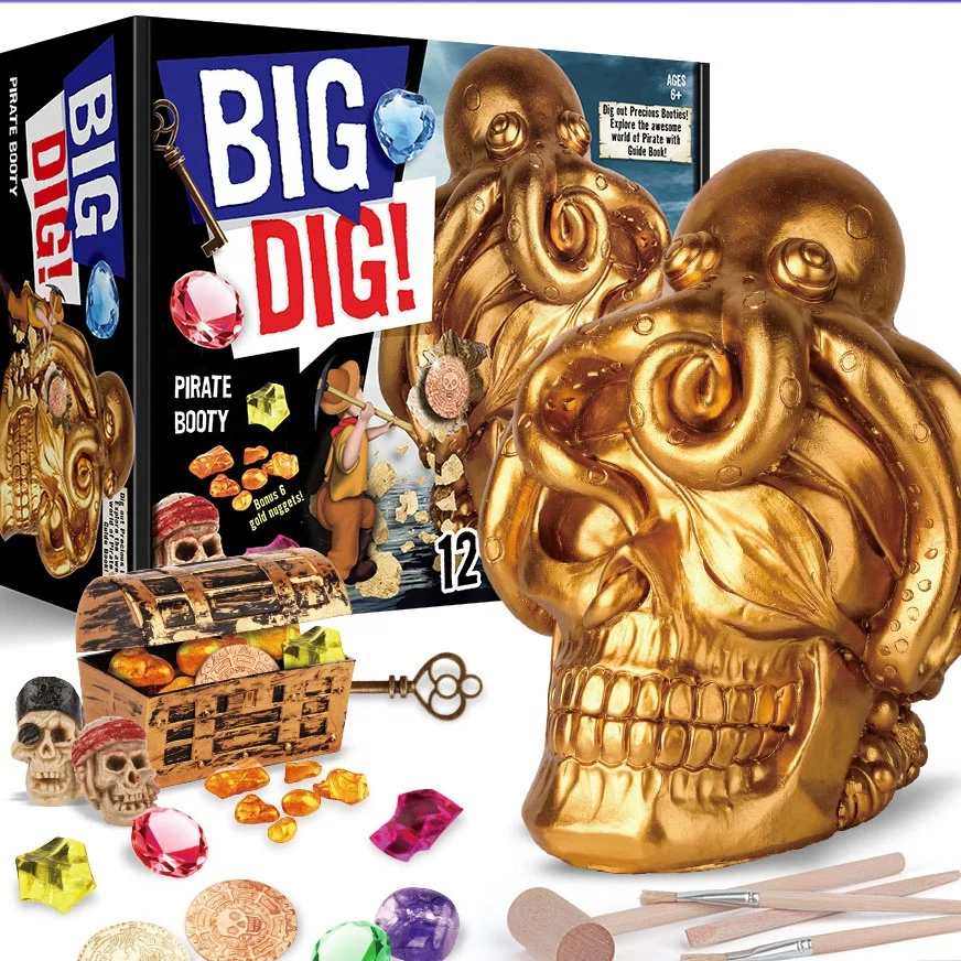 Hoye Crafts Kids Digging Set Creative Gold Digging Game Funny Treasure Digging Toy New Toy 2023 Kids
