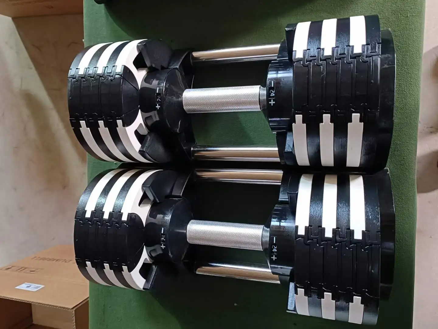 In Stock Ship Fitness Free Weights Barbell Dumbbells 44lb 70lb 80lb 90 lb 100lbs  Gym Equipment Adjustable Dumbbell Set