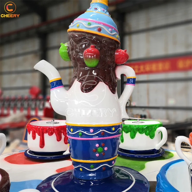 Zhengzhou Cheery Happy Coffee cup indoor children amusement park games tea cup carousel ride
