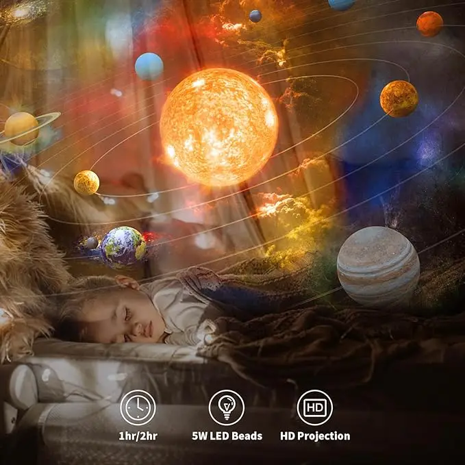 13 HD Cosmic Scenes Planetarium Astronaut Galaxy Projector,Realistic Starry Sky Galaxy Night Litght for Kids Adults Room/Party