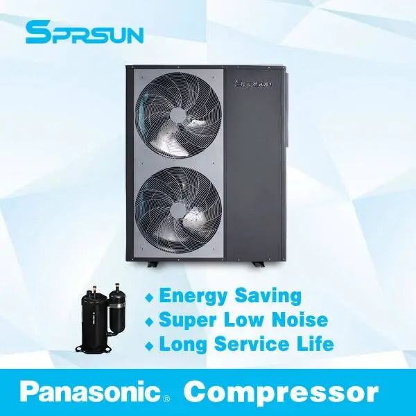 R32 22kw A+++ Sprsun Heat Pump Air to Water Air Source Water Heater for Heating Cooling Hot Water EVI DC Inverter