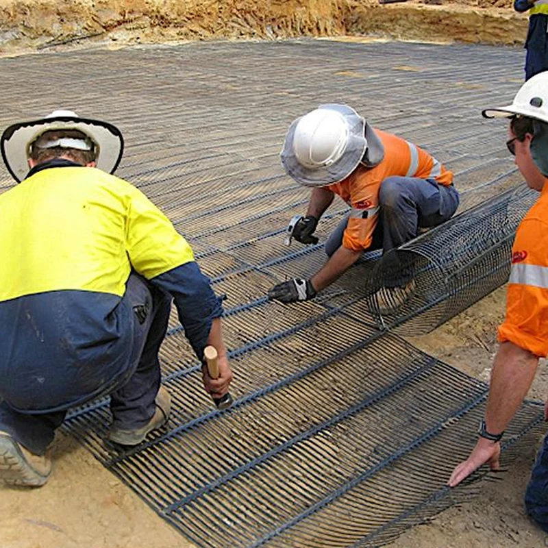 PP Uniaxial Plastic Geogrid/ PE One-way Geogrid for Soil Reinforcement