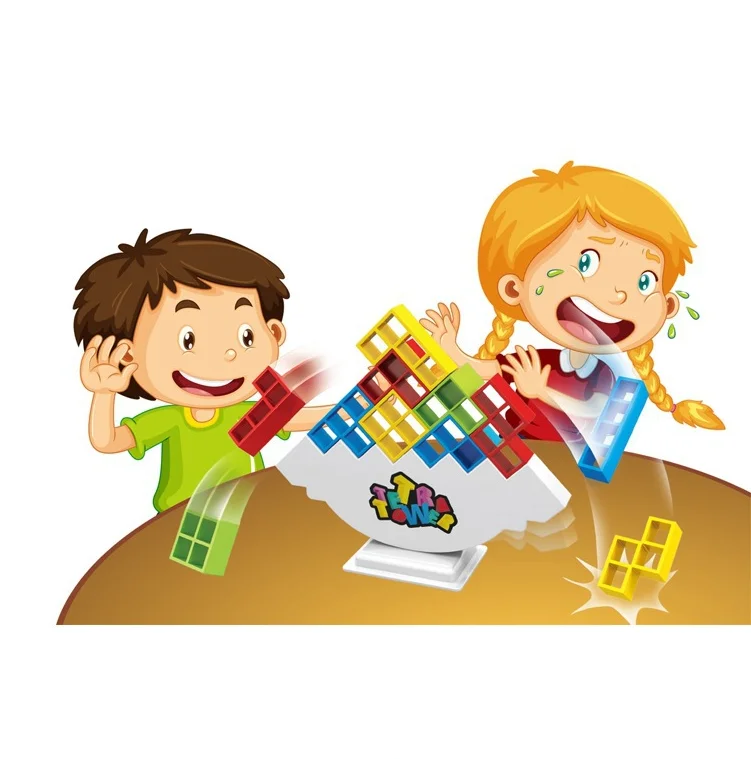 puzzle Building Block Set Kids Tower Balancing Blocks Crazy Game Balance tower board game Baby & Toddler Toys