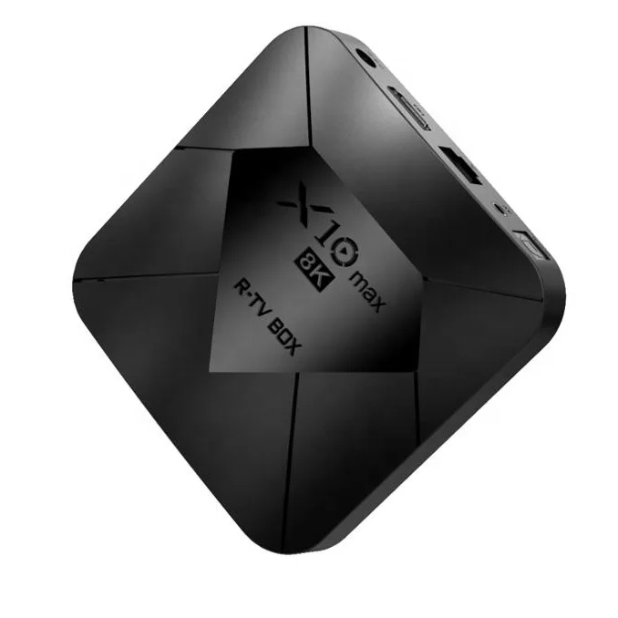 Лучшая приставка Android для R-tv Box X10 Max 4 ГБ 32 8k 9 0 Amlogic S905x3 Play store
