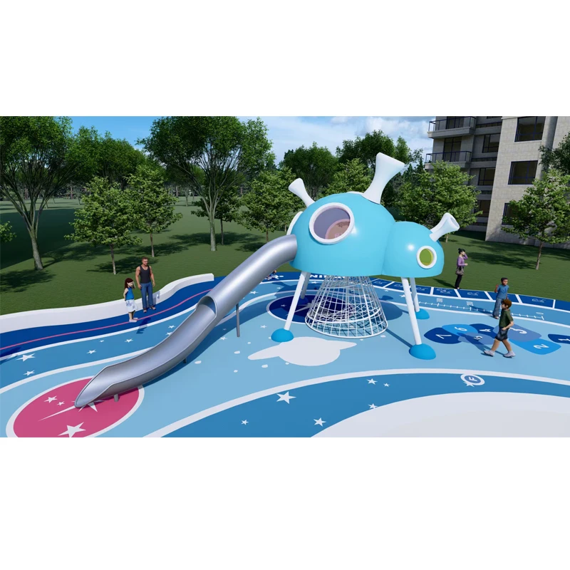 Outside and indoor Large spiral slide Kids Outdoor Tube Slides Adults Outdoors Stainless Steel Slide