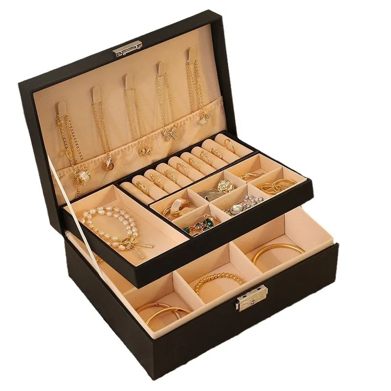 New Multi-layer Large Capacity High-end Earring Storage Box,Necklace Storage Box,Jewelry Storage Box
