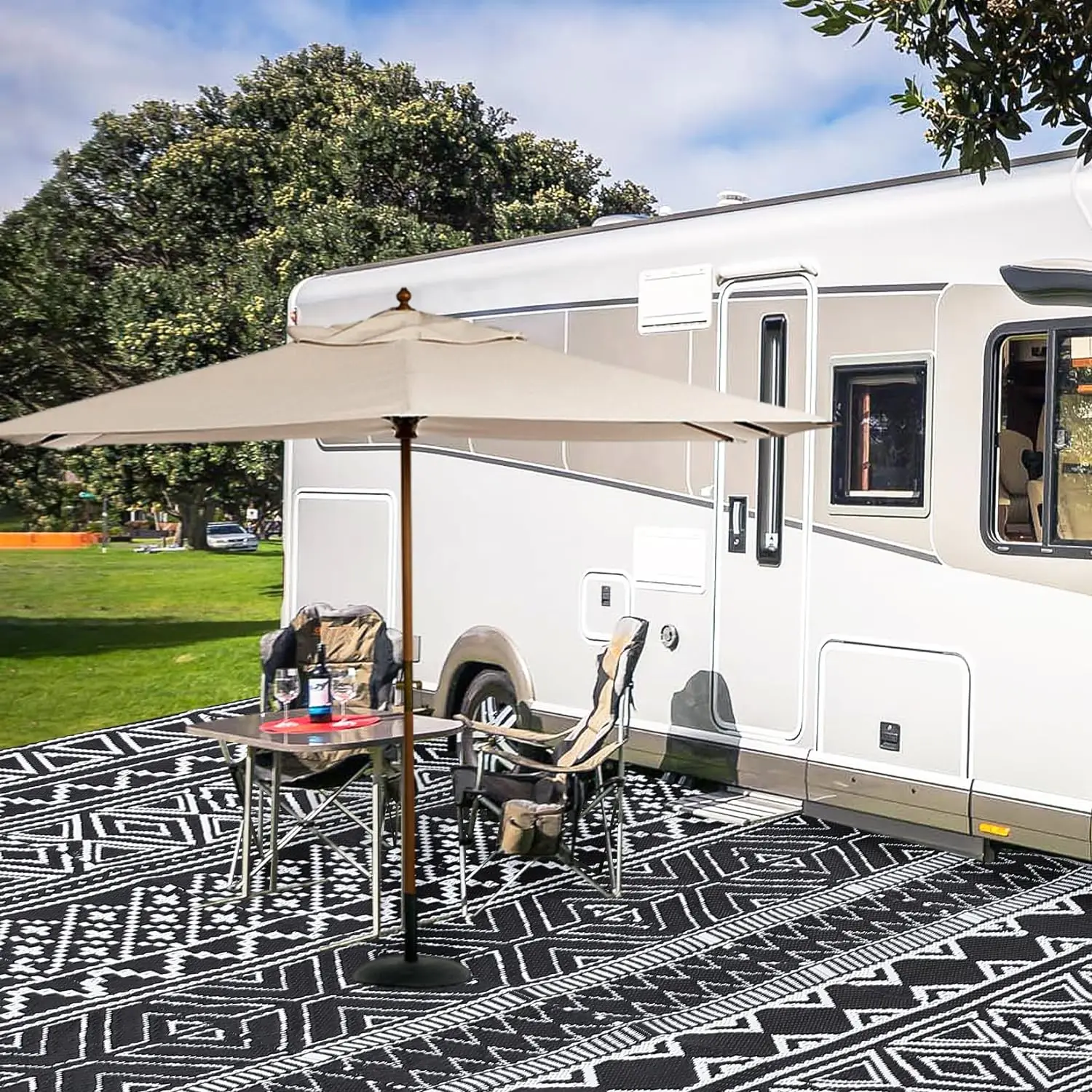 wholesale carpets manufacturing Reversible Mats plastic straw rug Patio rug patio waterproof outdoor reversible rug