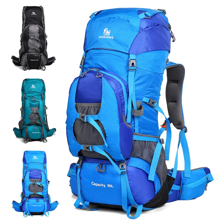 Waterproof high capacity trekking camping travelling outdoor 80 l backpack