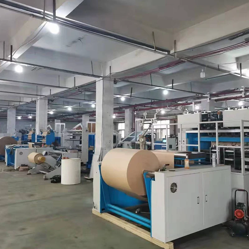 High-Speed Folding, Forming, Cutting and Gluing Capabilities Food Paper Bag Machine