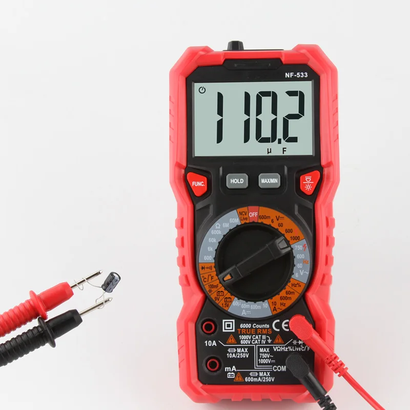 йскуранту завода-изготовителя ЖК-экран цифровой микро Цифровой мультиметр метр инструмент проверка диодов • Непрерывность тестер