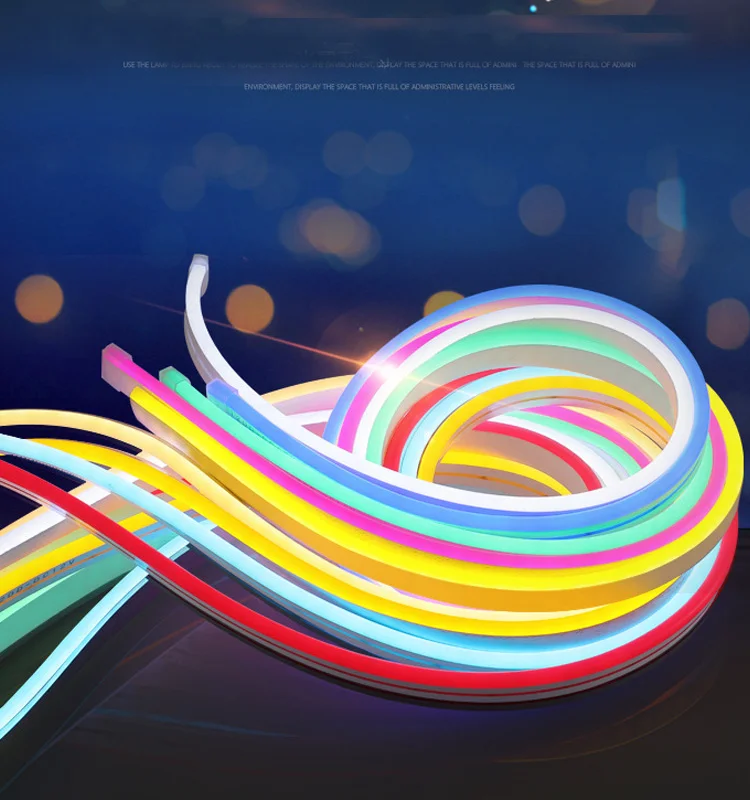 24V 110V 220V 240V working voltage Waterproof full color rgb led neon flex