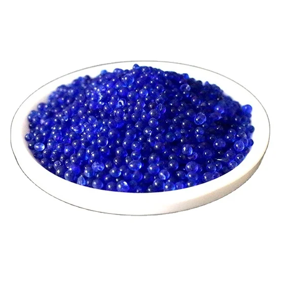 High quality color indicator desiccant silica gel blue bead used for moisture