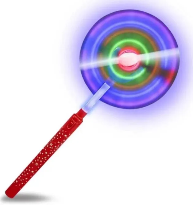 2022 Factory Sale Novelty Light Up Windmill Toy Small Windmills For Sale LED Flashing Windmill  Light Up Magic Wand Toy for Kids