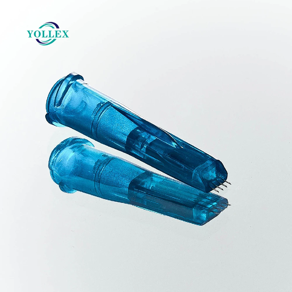 YOLLEX 4 Pin Nanosoft Microneedles 34G 1.5mm Filled Hand Four Needles For Anti Aging Around Eyes And Neck Lines Nano Needle