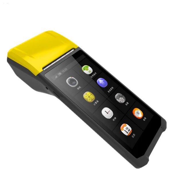 8.1 Android system 58mm Industrial PDA 3G/4G LTE Portable Rugged IP65 Terminal Printer