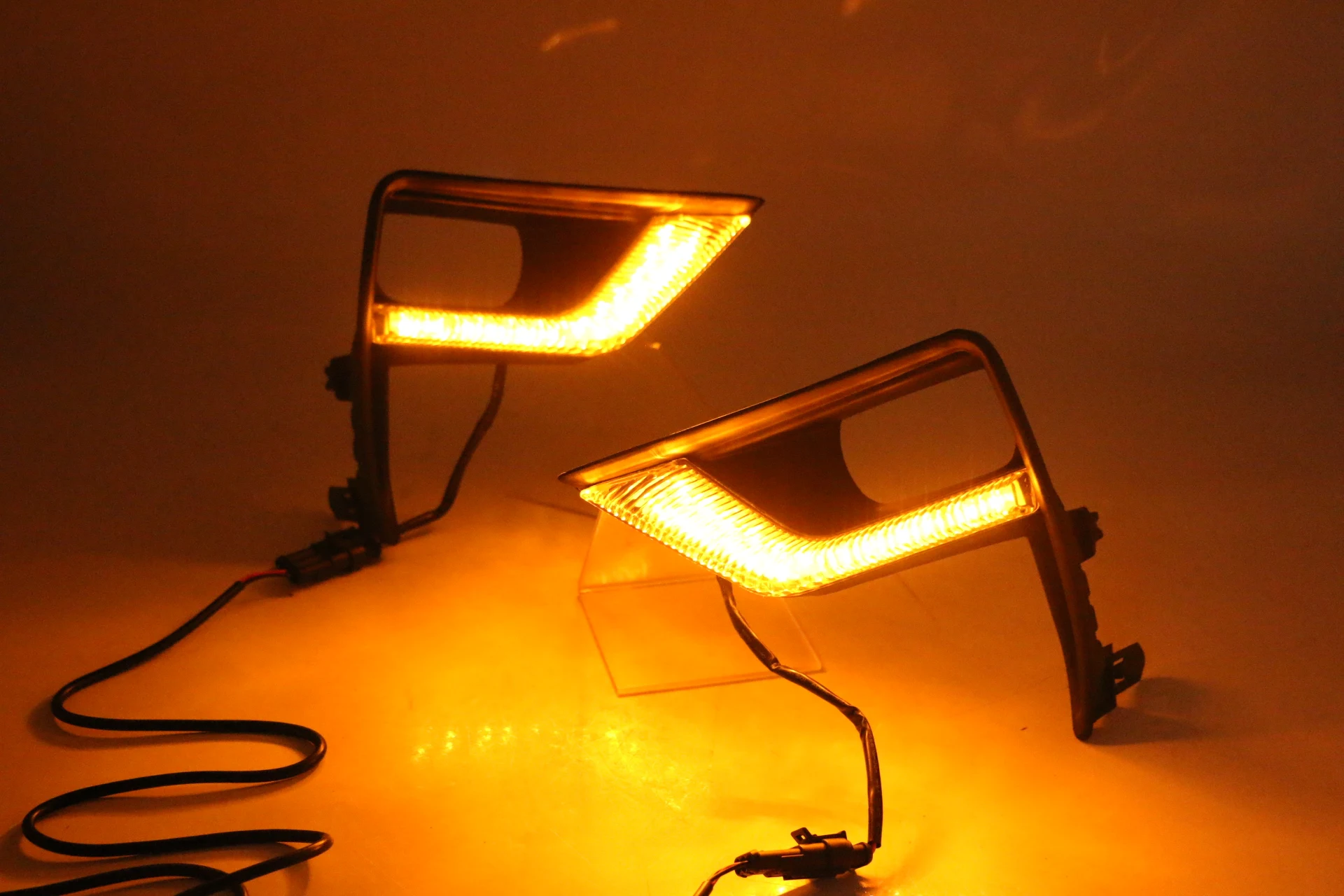 Led daytime running light DRL fog lamp car light auto parts For Toyota prado 18-20