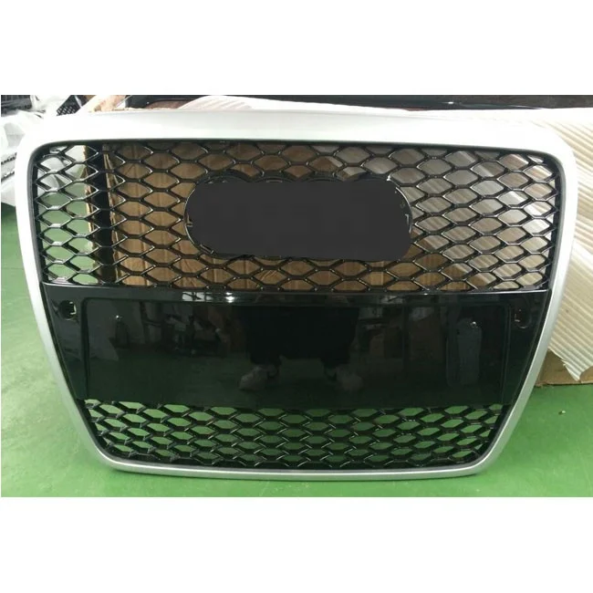 Хромированная/Черная решетка Sline Euro Quattro rs6 для Audi A6 S6 4F SFG 2005-11 (Подходит для: A6)