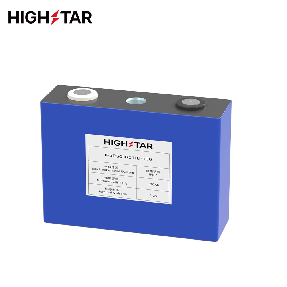HIGHSTAR Prismatic LiFePO4 Cell 100Ah 3.2V grade A brand new battery pack for telecom back-up battery and energy storage
