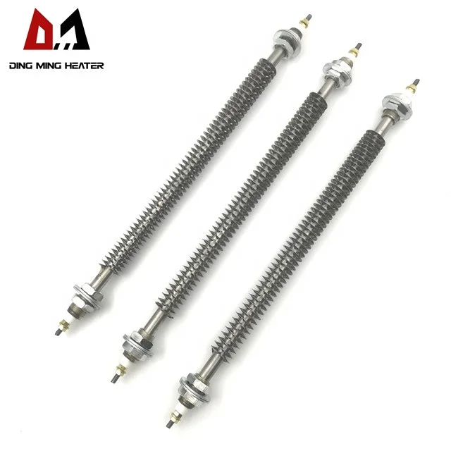 3kw 5kw 6kw U W I Industrial Electric Resistance Air Heater 120v Finned Tube Heater