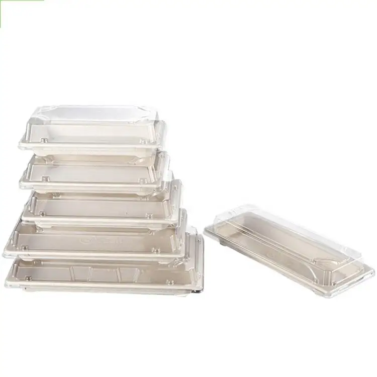 Biodegradable Sugarcane Bagasse Bento Box Disposable Pulp Products Food Packaging Container
