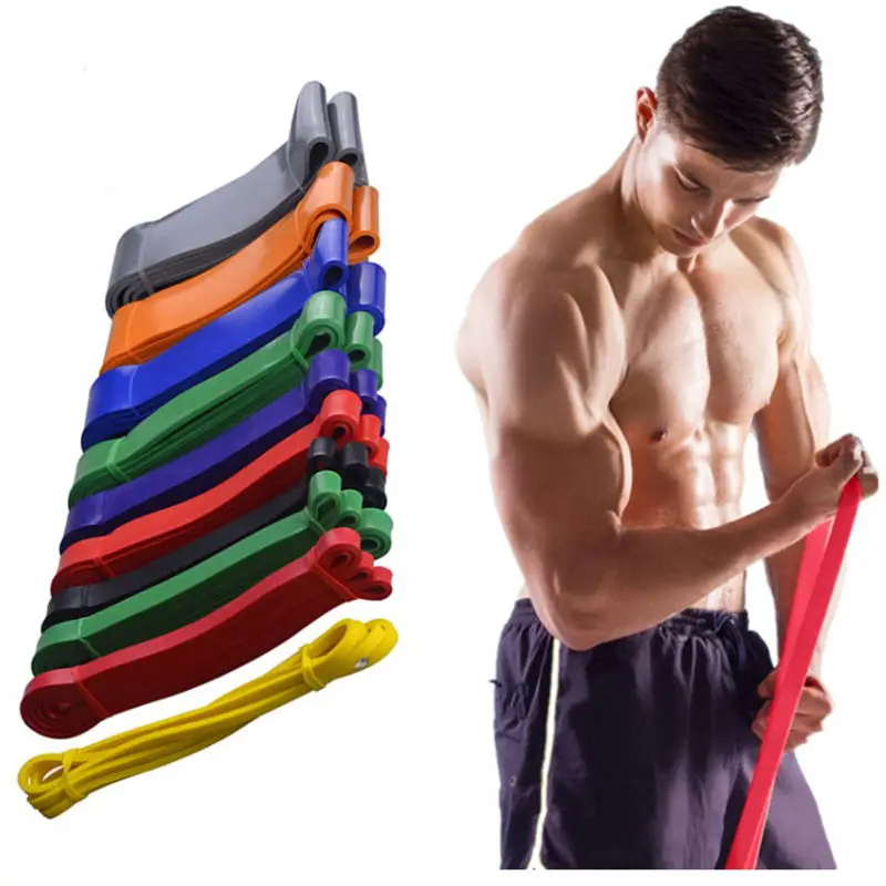 High Quality Super Power Resistance Bands Loop Set Pull Up Assist Band Power Bands