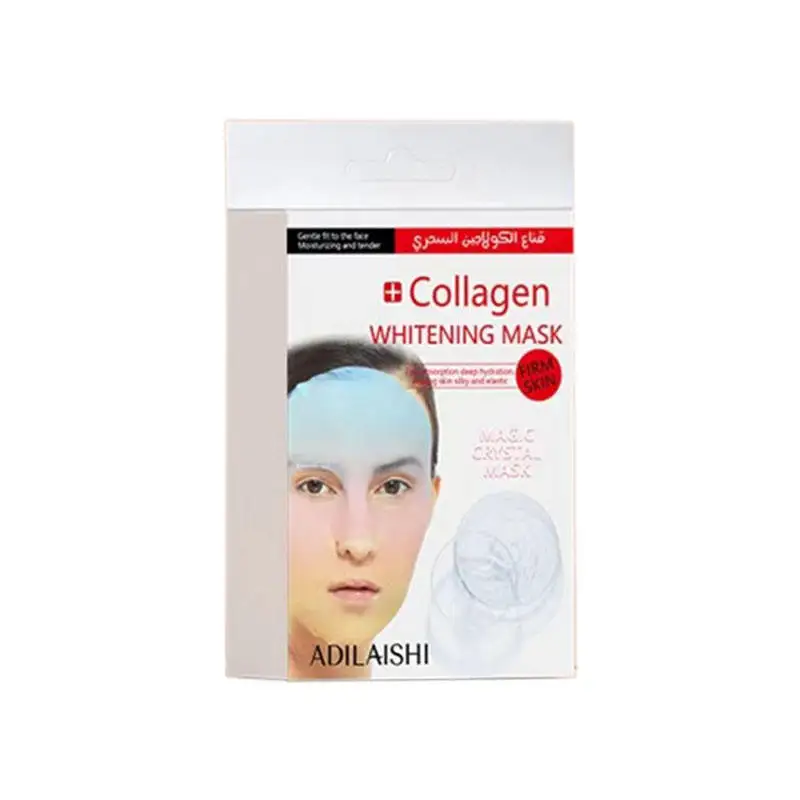 Wholesales korea whiten Skin Care crystal collagen rainbow hydroJelly Facial Mask Hydrogel beauty Facial Mask