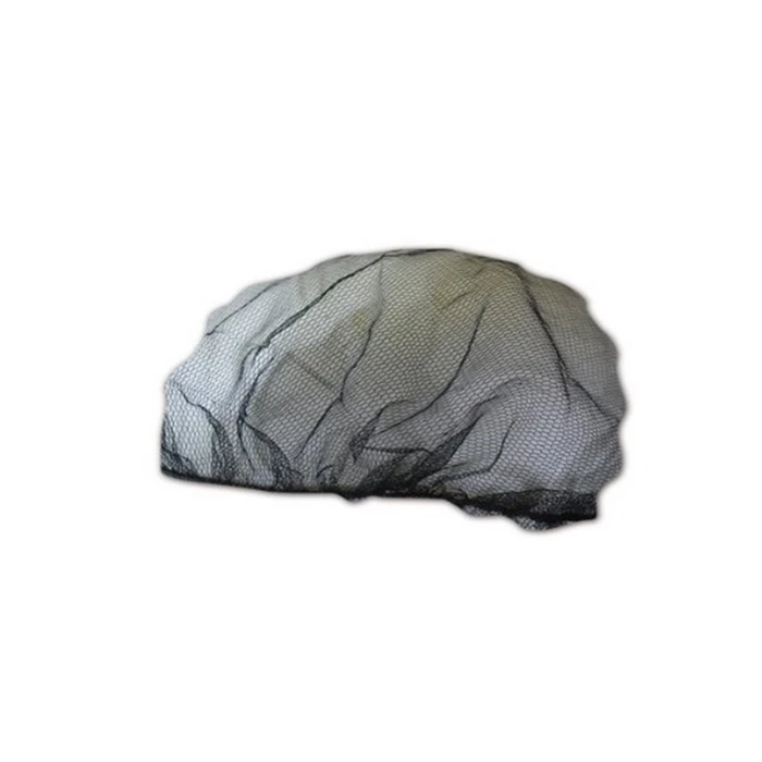 Одноразовые мягкие тяжелые нетканые белые черные нейлоновые сетчатые сетки для волос ручной работы нейлоновая сетка головной убор Крышка