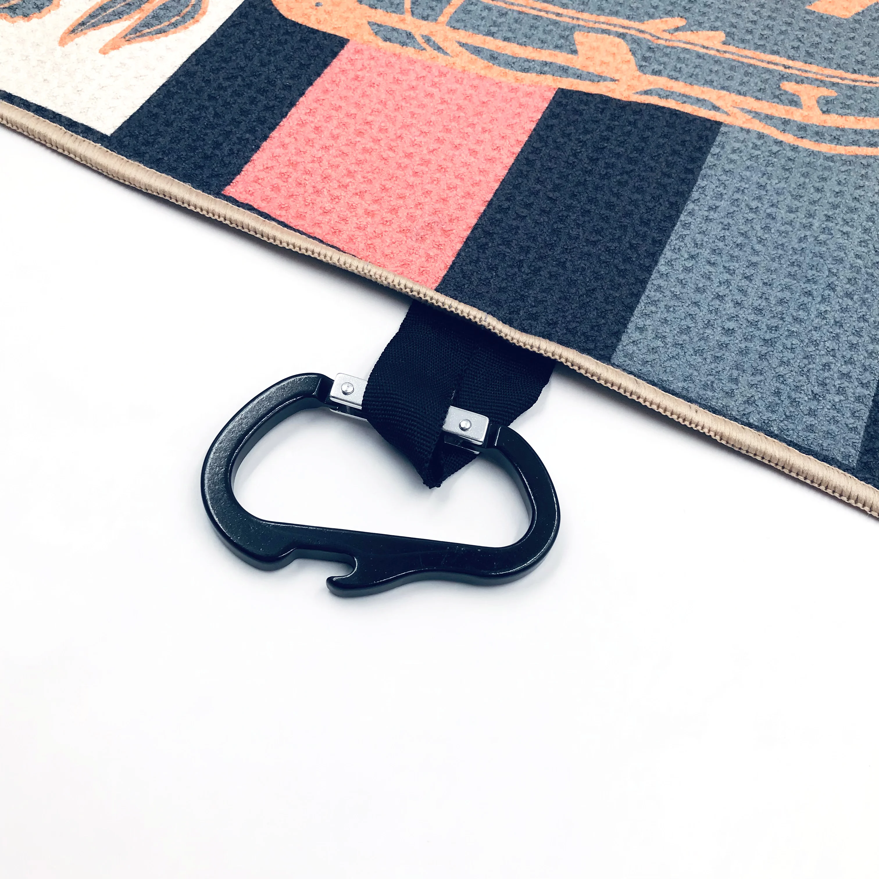 Quick dry microfiber waffle sublimation printing golf towel custom logo