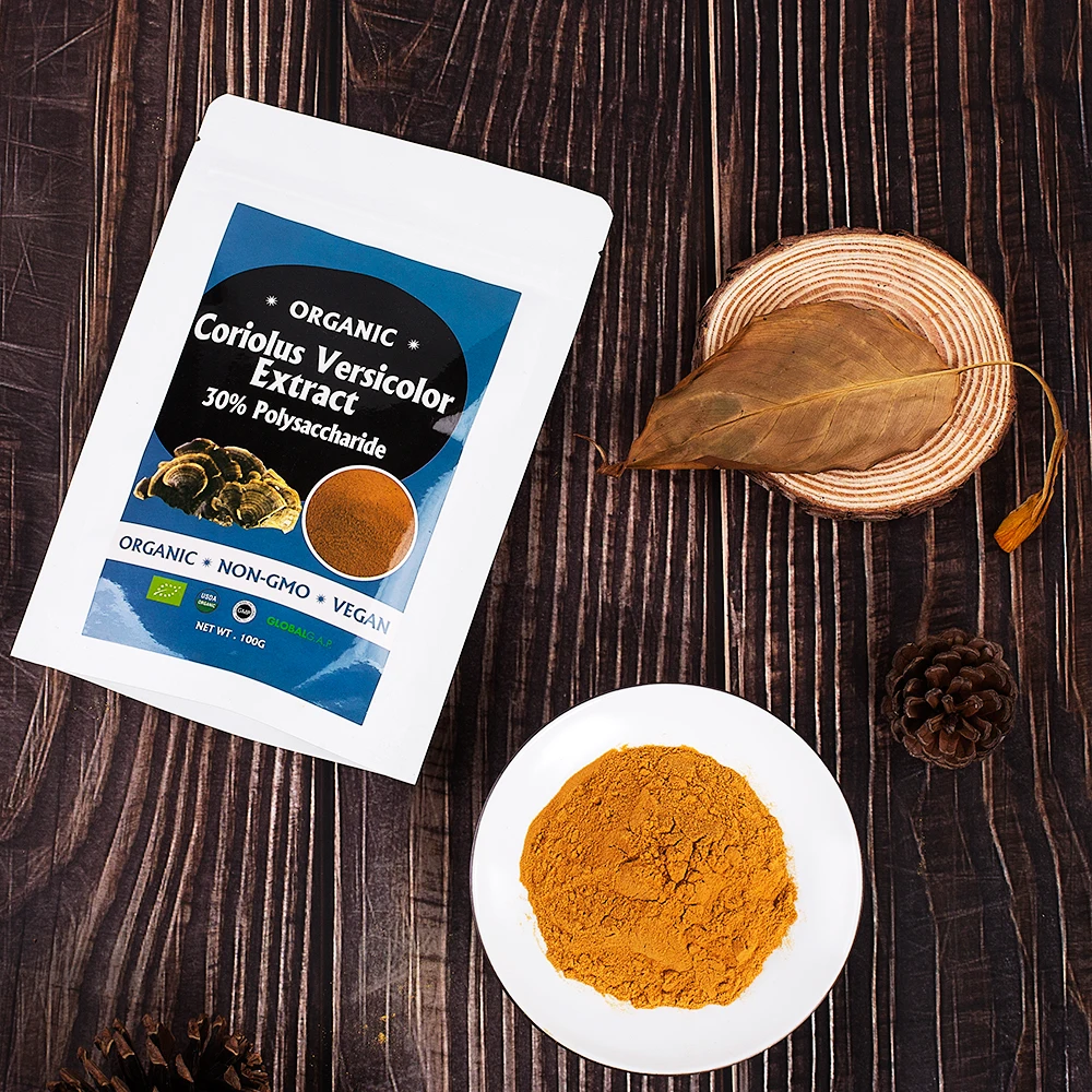 High Quality Breast Cancer Adobo Recipe Turkey Tail Fungus Turkey Tail Mushroom Extract