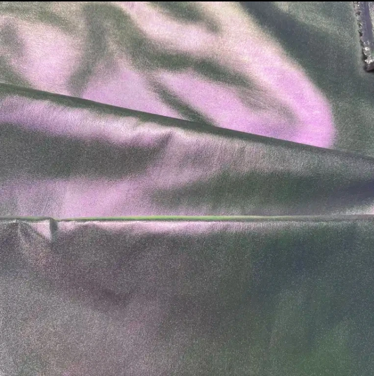 Customized 300T 50D SD Pongee Gold Stamping Bronzing Shimmer Fabric  100% Polyester Fabric PES Shiny Glitter Metallic Fabric