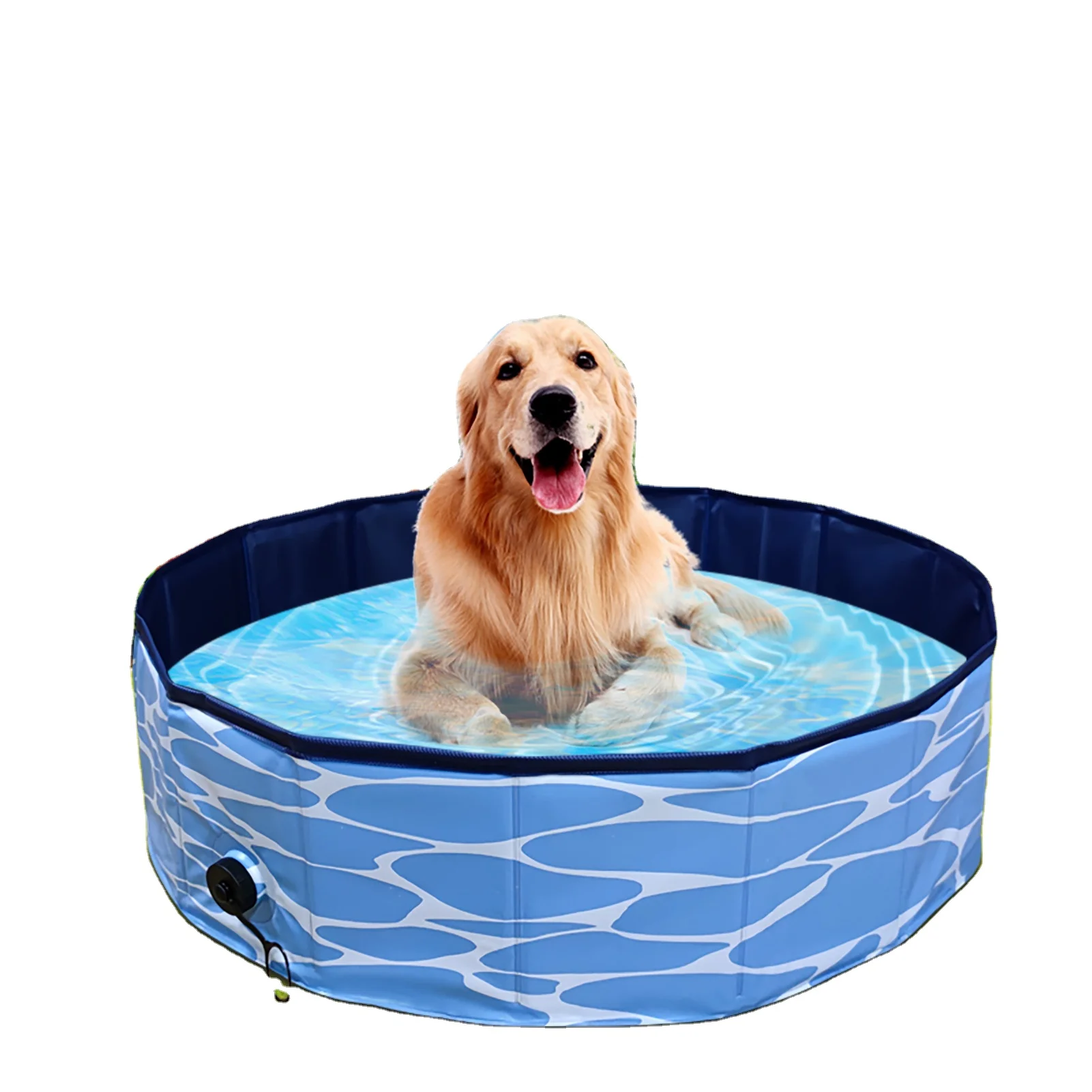Folding pet pool factory supply dog cleaning bath play pool summer pet play Dog Shower & Bath Accessories