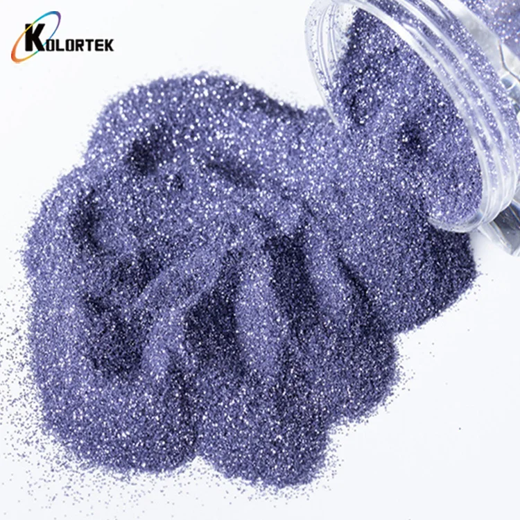 Kolortek glitter flakes solvent resistant fine polyester glitter powders kg nail body glitter
