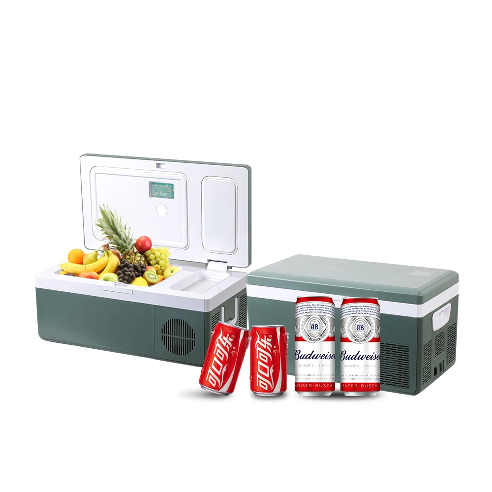 15L Compressor Mini Freezer Portable Car Refrigerator Fridge For Fishing/Camping