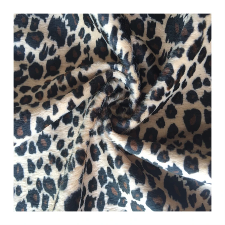 Plain baby soft plush velboa polyester minky fabric for toys