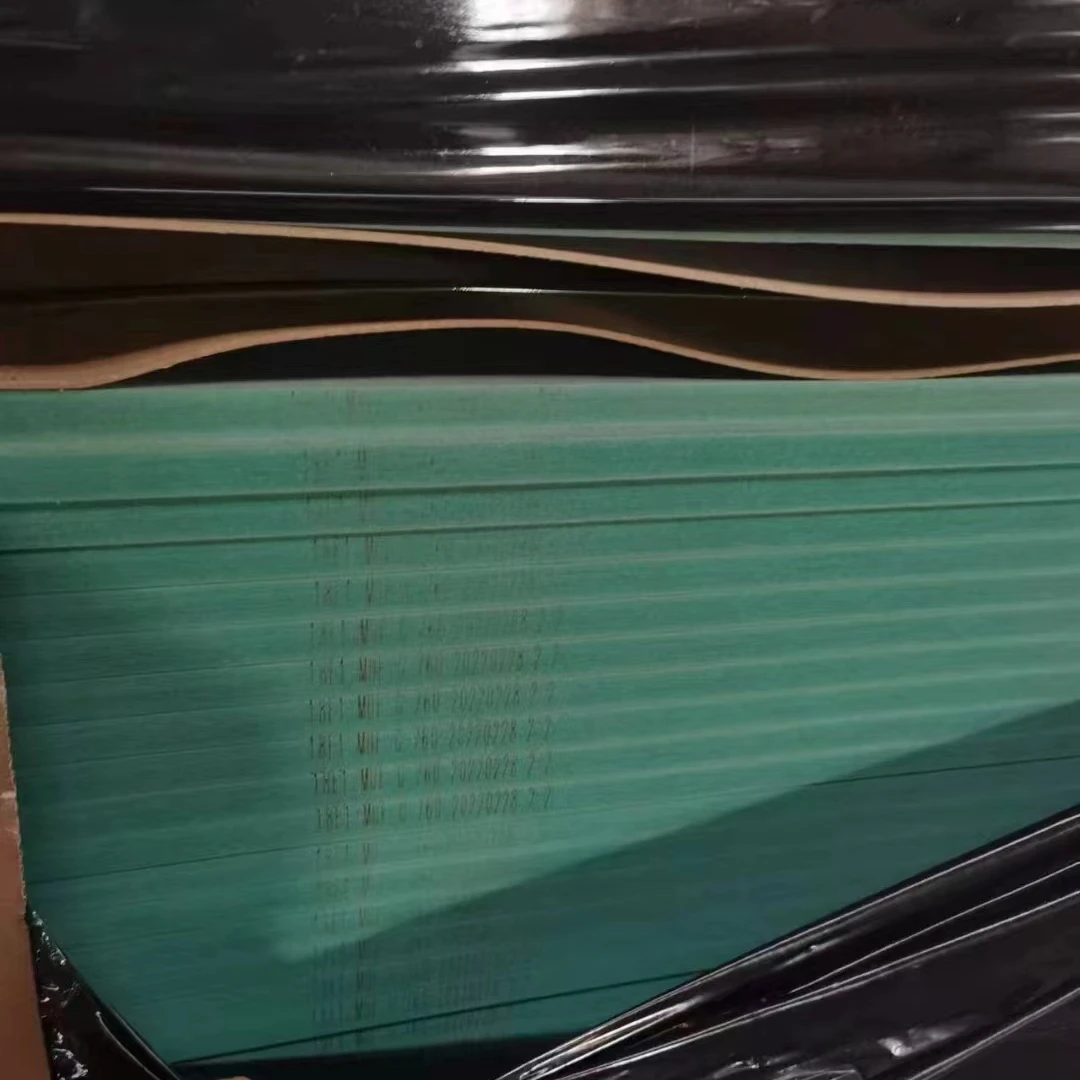 Factory wholesale best price 15mm 18mm HDF MDF hdhmr board green core high gloss mdf board
