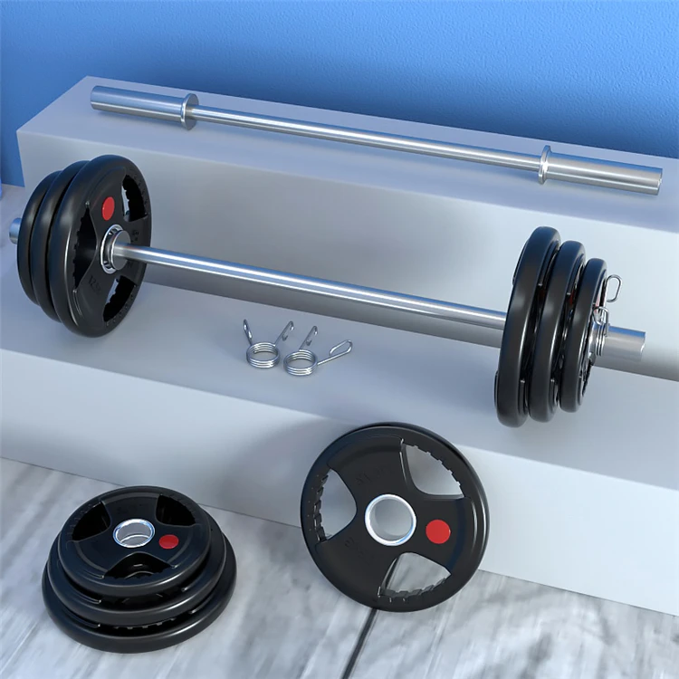 Factory Direct Three-hole Hand-held Gym Barbell Weight Plate