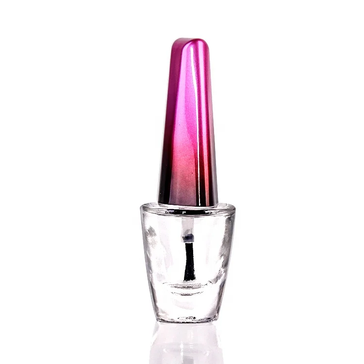 Empty vodka10ml glass bottle with fancy nail polish bottle