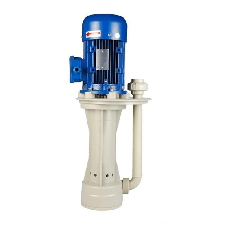 CS Series 250-450LPM Vertical Electroplating Process Acid PP FRPP Circulating Chemical Pump Submerge Industrial Vertical Submers