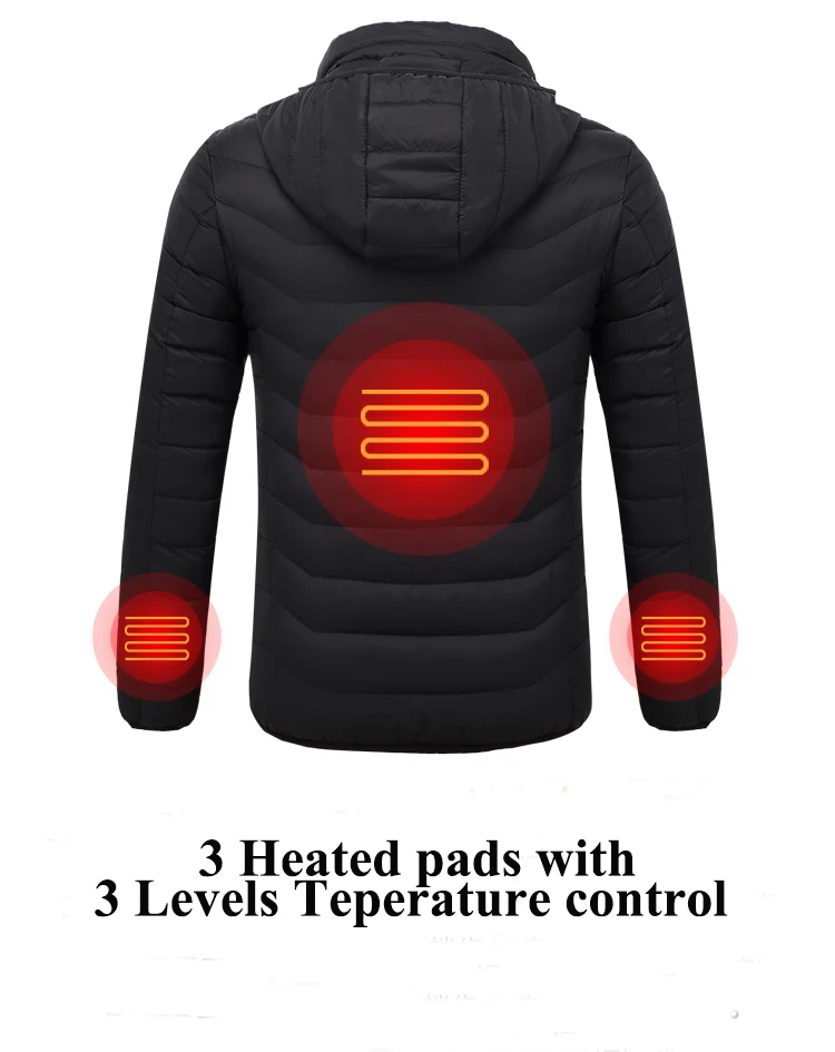 Windbreaker jacket, mens heated jacket for women men winter jackets with battery pack coat winter, heater jacket for men