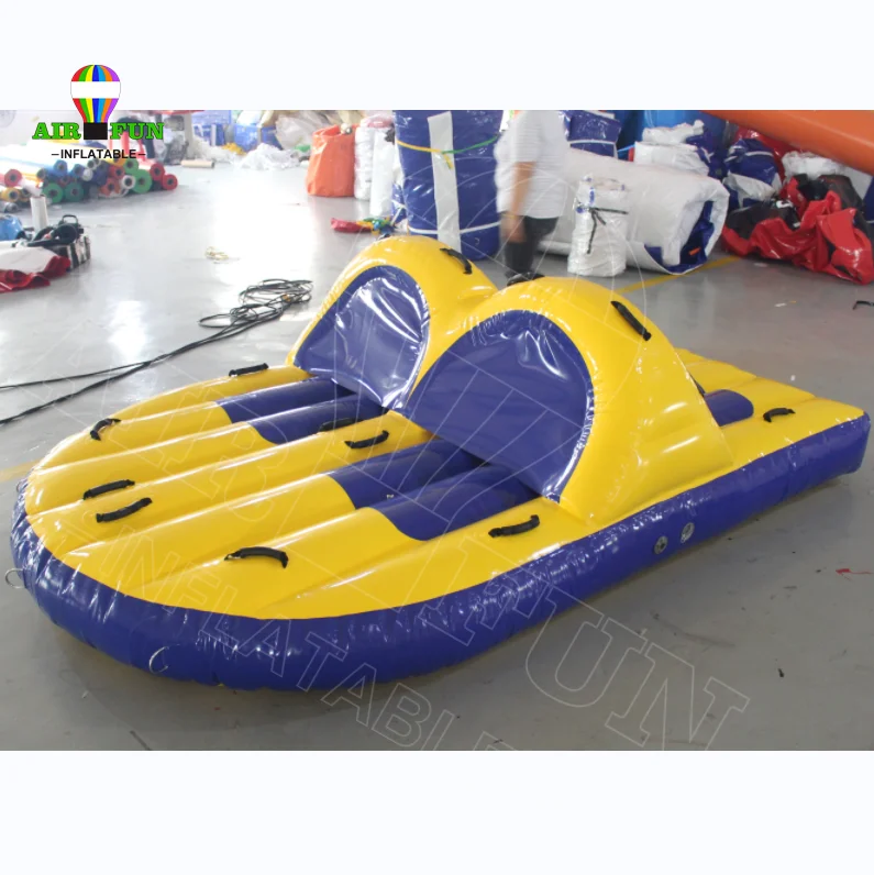 Airfun 6 человек пончик лодка надувная водная буксируемая труба Лыжная для водных развлечений