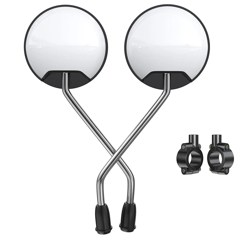 KTD ECE R81 R46 Universal E Mark Scooter GY6 Electric Rear View Mirror Tricycle Side Mirror