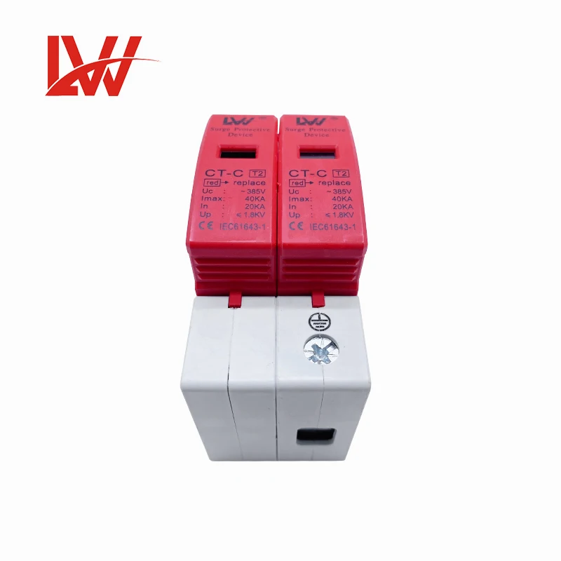AC Surge Protective Devices  LW Brand 2P  20ka -40ka 385V SPD