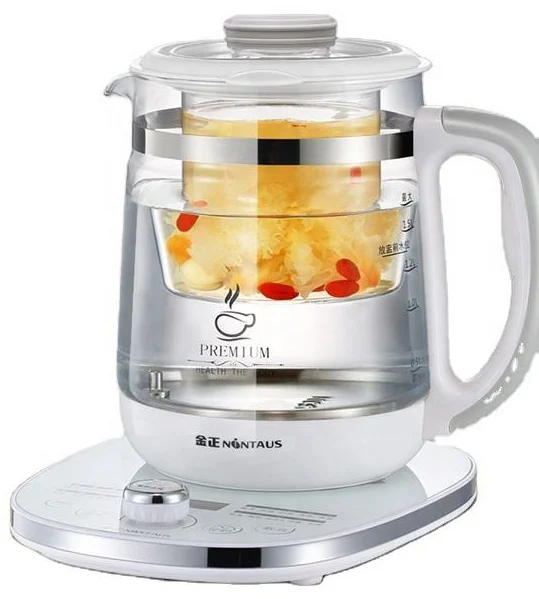 Electric borosilicate glass natural health pot multi function health kettles