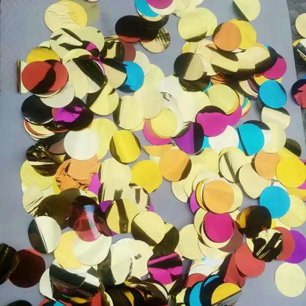 Mixed metallic Table Confetti Circles, Party Confetti Dots for Wedding, Holiday, Anniversary, Birthday 1 Inch