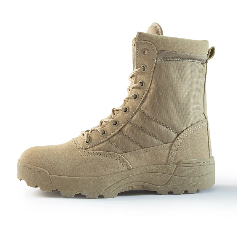 Winter New Design Travel Military Jungle Combat Tactical Breathable Desert Men Waterproof Hunting Cotton Fabric Boots for Adults