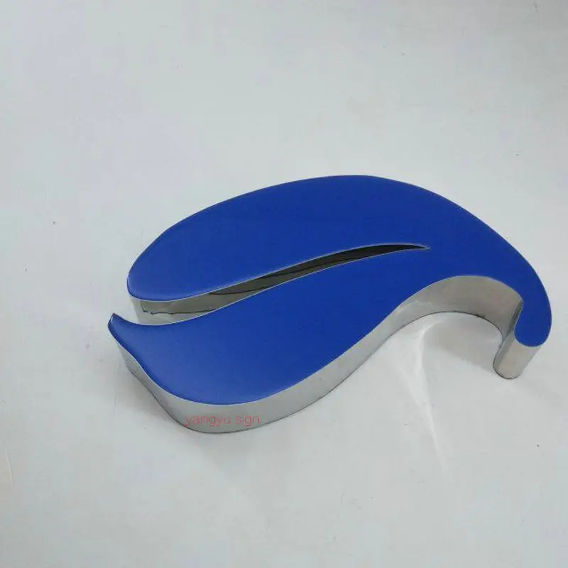 Outdoor 3D small metal wall letters Led luminous lepoxy resin arabic letters