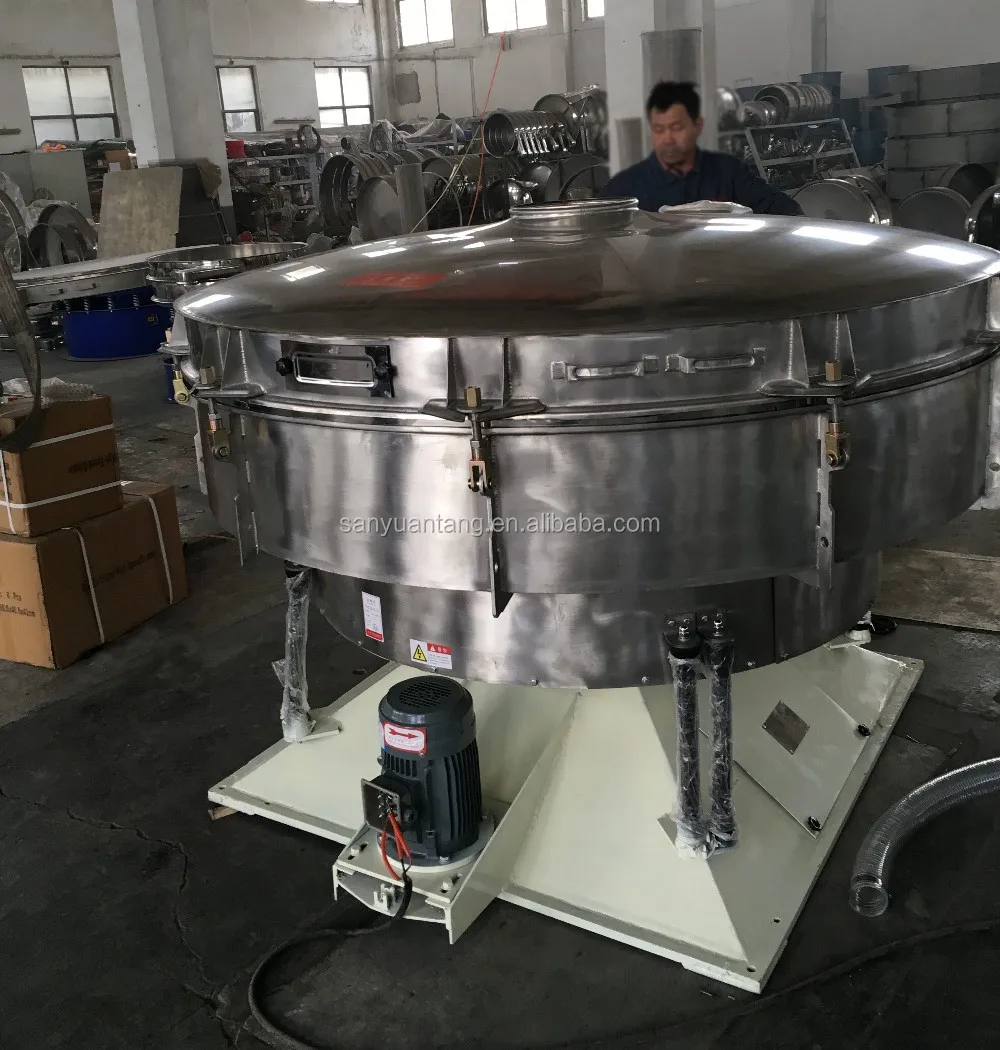 Grain Spice Dust Sifting Device Machinery Round Tumbler Swing Rotary Vibrating Screen