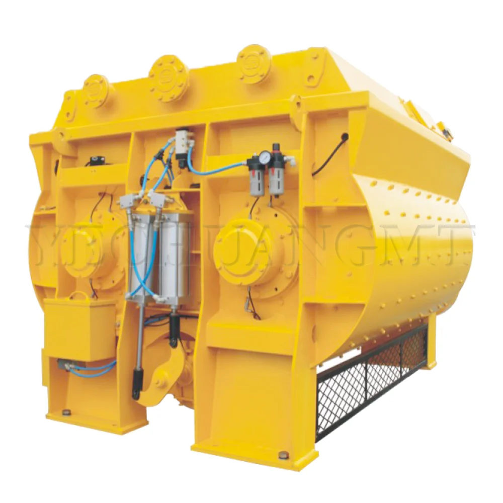 JSC Series Economical Twin-shaft Concrete Mixer / 1m3 concrete mixer Model JS1000C